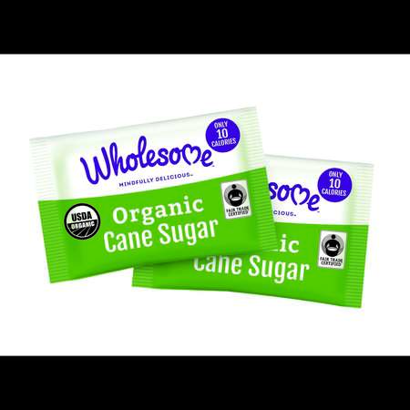 WHOLESOME SWEETENER Wholesome Sweeteners Organic Cane Sugar Packet 2.6g Packet, PK1000 44126